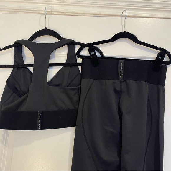 SIZE S/M | Good American Legging + Sport Bra Set in Black - Picture 4 of 4